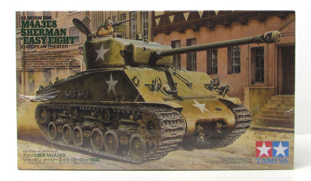 M4A3E8 Sherman Tank "Easy Eight" Tamiya 35346 1/35 New - Shore Line Hobby