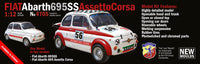 FIAT Abarth 695 SS/ ASSETTO CORSA  Italeri 4705 1/12 Plastic Model Kit - Shore Line Hobby