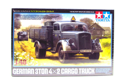 German 3 Ton 4x4 Cargo Truck Tamiya 32585 1/48 New Military Model Kit - Shore Line Hobby
