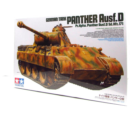 Panther Ausf.D German Tank Tamiya 35345 1/35 New Military Armor Plastic Model - Shore Line Hobby