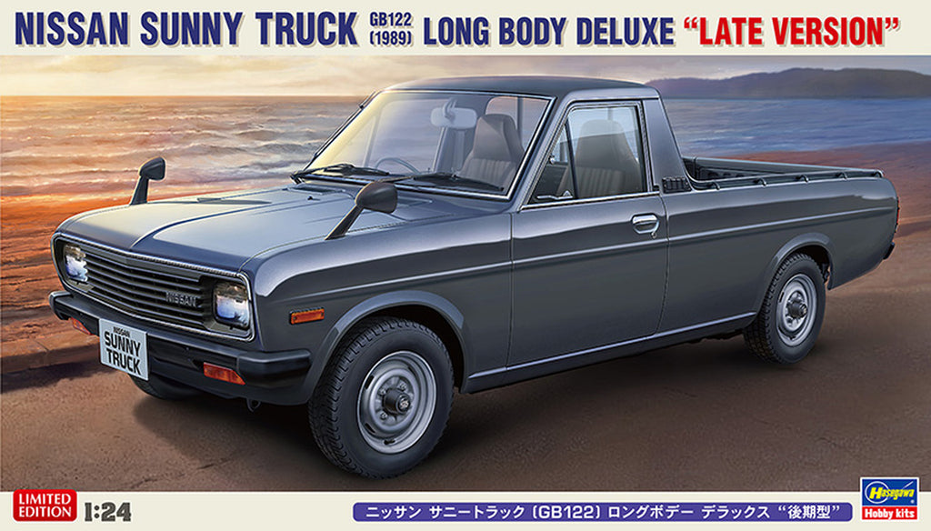 Hasegawa 20275 1/24 1/24 Nissan Sunny Truck Long Body Deluxe Late Version Model Kit