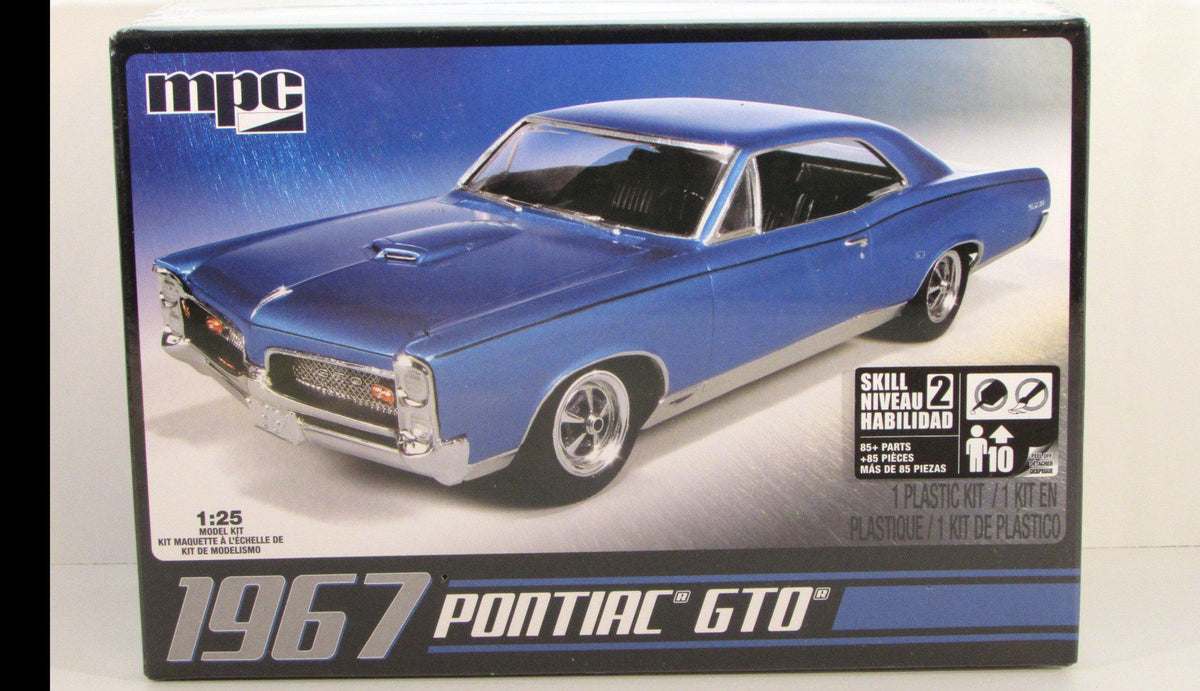 MPC 1/25 1967 Pontiac GTO Plastic Model Kit #710| Shore Line Hobby