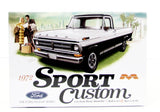 1972 Ford Sport Custom Truck Plastic Model Kit Moebius 1220 1/25 - Shore Line Hobby