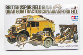 British 25PDR Field Gun & Tractor Tamiya 35044 1/35 New Model Kit - Shore Line Hobby