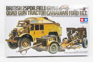 British 25PDR Field Gun & Tractor Tamiya 35044 1/35 New Model Kit - Shore Line Hobby