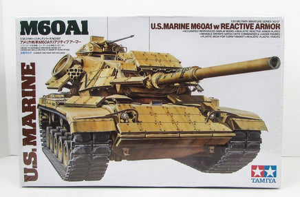 US Marine M60A1 w/Reactive Armor Tamiya 35157 1/35 New Armor Model Kit - Shore Line Hobby