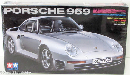 Tamiya Porsche 959 Sports Car 24065 1/24 Plastic Model Car Kit - Shore Line Hobby