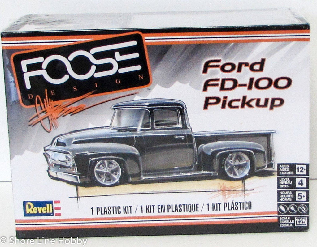 Revell Ford FD-100 Pickup Foose 85-4426 1/25 New Truck Plastic Model Kit - Shore Line Hobby
