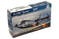 AC-130H Spectre Gunship Aircraft 1/72 Italeri 1310 Plastic Model Kit - Shore Line Hobby