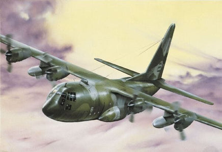 Italeri C-130H Hercules Aircraft 1/72 015 Plastic Model Airplane Kit - Shore Line Hobby