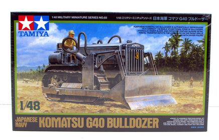Komatsu G40 Bulldozer Japanese Navy Tamiya #32565 1/48 New Military Model Kit - Shore Line Hobby