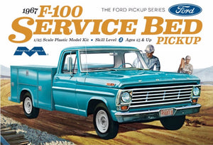 Moebius Models 1967 Ford F-100 Service Bed Pickup Truck 1/25 Plastic Model Kit 1239 - Shore Line Hobby