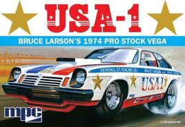 MPC Bruce Larson USA-1 Pro Stock 1974 Chevy Vega 1/25 Plastic Model Kit 828 Race Car Model Kit MPC 