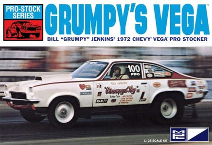 MPC 1972 Chevy Vega Pro Stock Bill "Grumpy" Jenkins 1/25 877 Plastic Model Kit Race Car Model Kit MPC 