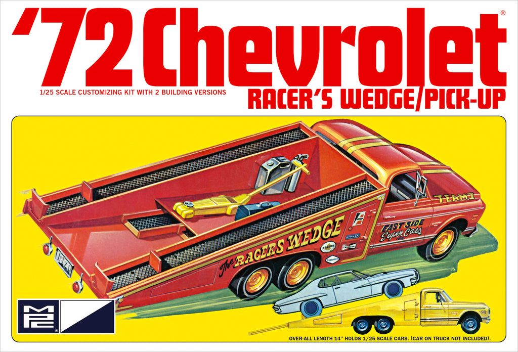 MPC 1972 Chevy Pickup Racer's Wedge 1:25 885 Plastic Model Kit - Shore Line Hobby