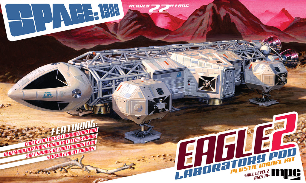 MPC Space:1999 Eagle II w/Lab Pod 1:48 Plastic Model Kit 923