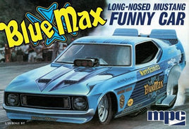 MPC Blue Max Long-Nosed Mustang Funny Car 1:25 930 Model Kit Race Car Kits MPC 