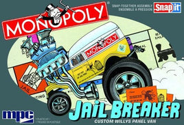 MPC Monopoly Jail Breaker Willys Panel Van 1:25 Model Kit Truck Model Kits MPC 