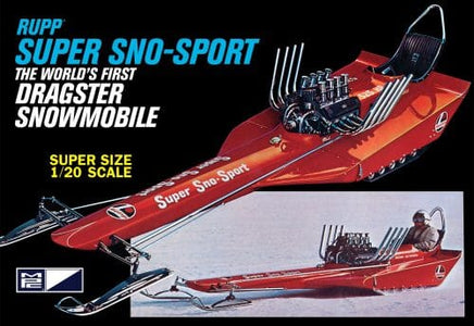 MPC RUPP Super SNO-SPORT Snowmobile Dragster 1:20 961 Plastic Model Kit Scale Model Kits MPC 