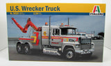 US Wrecker Truck 1/24 New Plastic Model Truck Kit Italeri 3825 - Shore Line Hobby