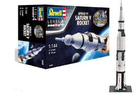 Revell Germany Apollo Saturn V Rocket Plastic Model Kit 1:144 04909 Space Model Kits Revell Germany