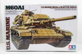 US Marine M60A1 w/Reactive Armor Tamiya 35157 1/35 New Armor Model Kit - Shore Line Hobby