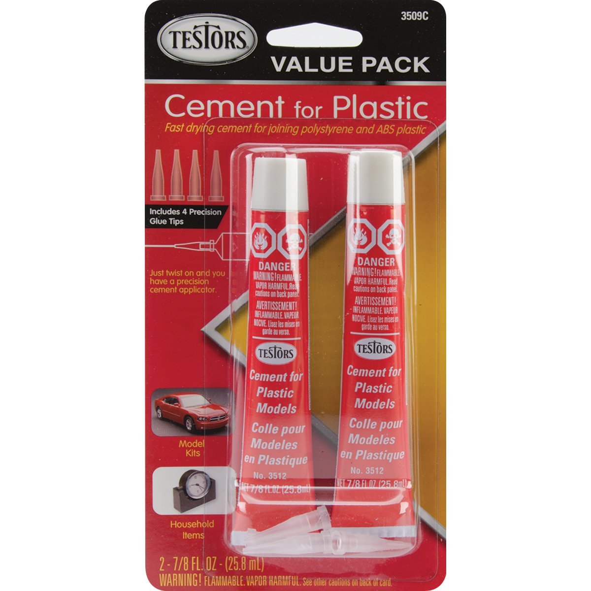 Testors Cement for Plastic Models 7/8oz 3509