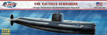Atlantis Models USS Nautilus Submarine STEM Plastic Model Kit