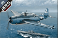 Academy 12340 1:48 USN TBF-1C Battle of Leyte Gulf Aircraft Plastic Model Kit