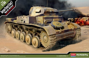 Academy 1/35 German Panzer II Ausf F Tank North Africa 13535