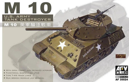 AFV Club 35024 1/35 US Army M10 Tank Destroyer Plastic Model Kit Military Models AFV Club 