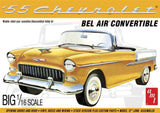 AMT 1134 1/16 1955 Chevy Bel Air Convertible Plastic Model Kit - Shore Line Hobby
