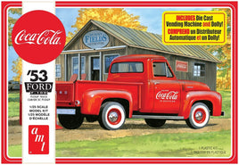 AMT 1953 Ford Pickup, Coca Cola Model Kit 1144 1/25 Plastic Model Truck Model Kit AMT 
