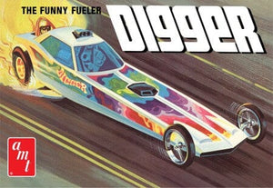 AMT Models Digger Dragster "Fooler Fueler" 1/25 1154 Plastic Model Kit - Shore Line Hobby