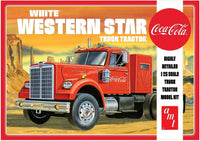 AMT 1160 1/25 White Western Star Semi Tractor Coca-Cola Plastic Model Kit - Shore Line Hobby