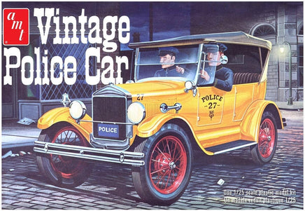 AMT 1927 Ford T Vintage Police Car 1/25 Plastic Model Kit 1182 Car Model Kit AMT 