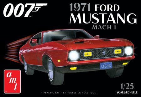 AMT James Bond 1971 Ford Mustang Mach I Car 1/25 1187 Plastic Model Kit - Shore Line Hobby