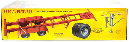 AMT 40' Semi Container Trailer 1/25 Scale Plastic Model Kit 1196 Truck Model Kit AMT 
