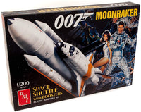 AMT Moonraker Shuttle w/Boosters - James Bond 1/200 1208 Plastic Model Kit - Shore Line Hobby