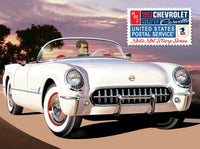 1953 Chevy Corvette Stamp Series 1:25 1244 Plastic Model Kit