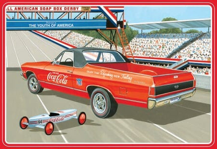 AMT 1968 Chevy El Camino Coca Cola 1:25 1362 Plastic Model Kit Truck Model Kits AMT 