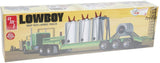 AMT Lowboy Trailer with Load 1/25 Plastic Model Kit 7591 - Shore Line Hobby