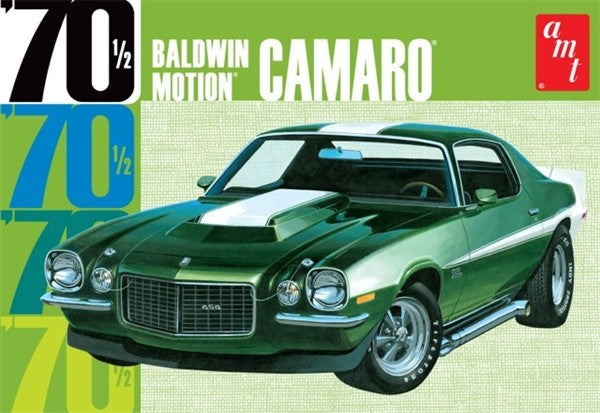 1970 1/2 Chevy Camaro Baldwin Motion AMT 855 1/25 Scale Plastic Car Model Kit - Shore Line Hobby