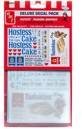 Hostess Trucking Decals with Bonus Billboard Decal for 1/25 Scale Models AMT MKA036 Decals AMT 