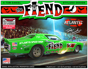 Atlantis Models Tom Daniel The Fiend Funny Car 1/32 Snap Kit
