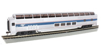 AMTRAK PHASE VI - 85' BUDD FULL DOME (HO Scale)