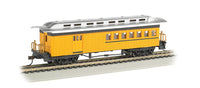 COMBINE (1860-80 ERA) - PAINTED UNLETTERED YELLOW (HO SCALE)