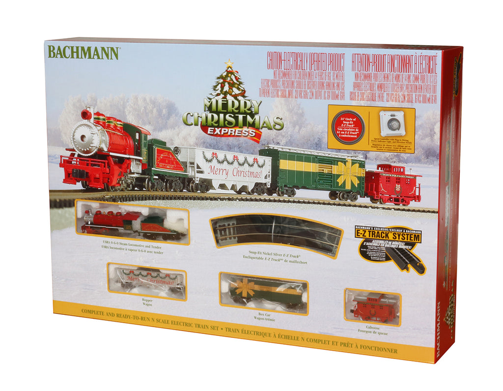 Bachmann Merry Christmas Express N Scale Train Set 24027