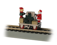GANDY DANCER OPERATING HAND CAR - CHRISTMAS (HO SCALE)