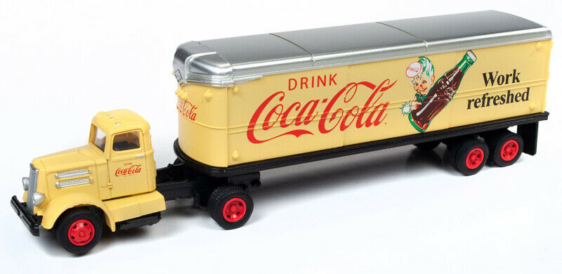 White Wc22 Tractor Trailer Set Coca-Cola HO 31188